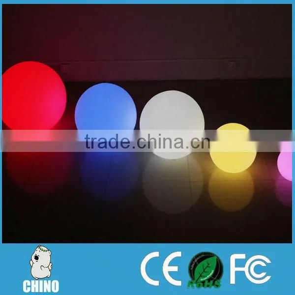 Floating outdoor light changing color with rgb led light ball