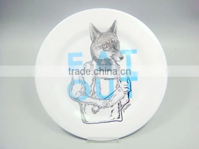 Melamine snack dessert plate for kid children