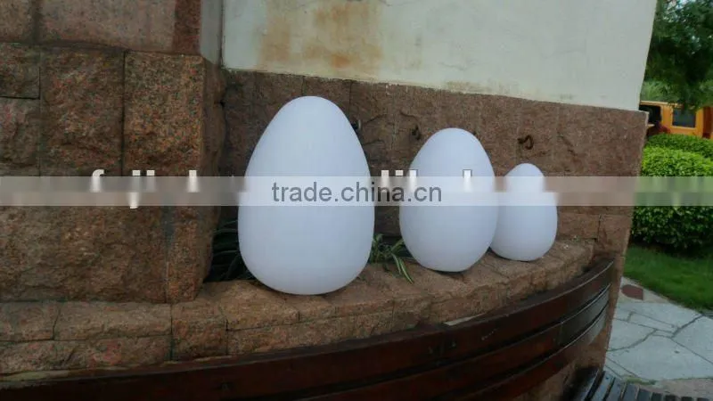 rechargeable colorful plastic led egg lighting