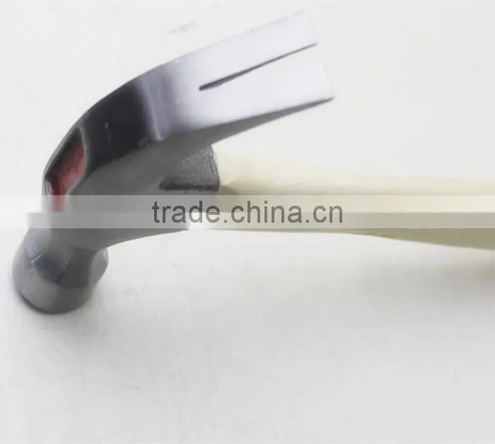 carbon steel claw hammer with Wooden Handle