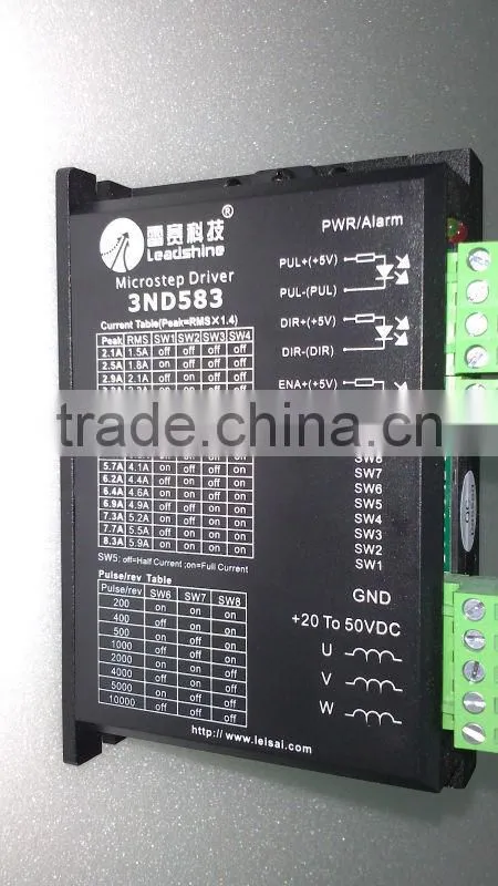 Laser leadshine stepper motor driver 3ND583 with leadshine Motor 573s15