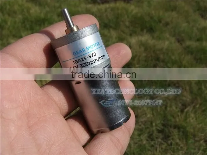 JGA25-370 6V 50rpm 100rpm 150rpm 200rpm 300rpm DC Gear Motor Whole Set for Intelligent Vehicle or Robot