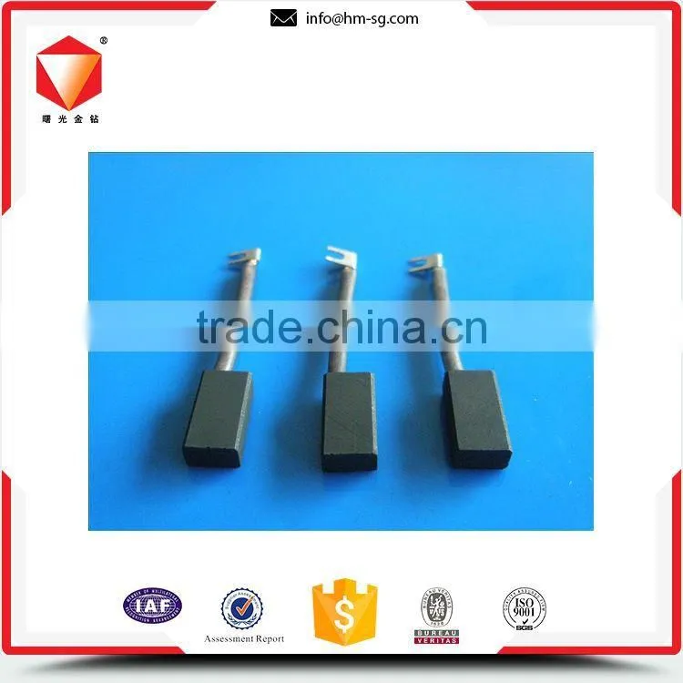 Custom-made high precision graphite carbon brush for industry