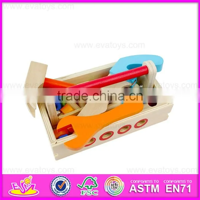 2016 hottest intelligence children wooden toy tool set W03D030