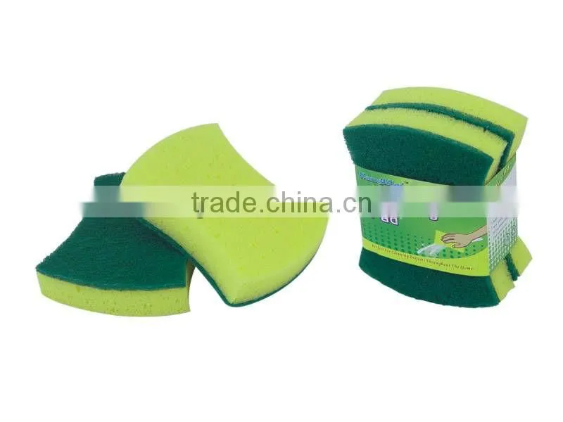 compressed bathroom cleaning sponge