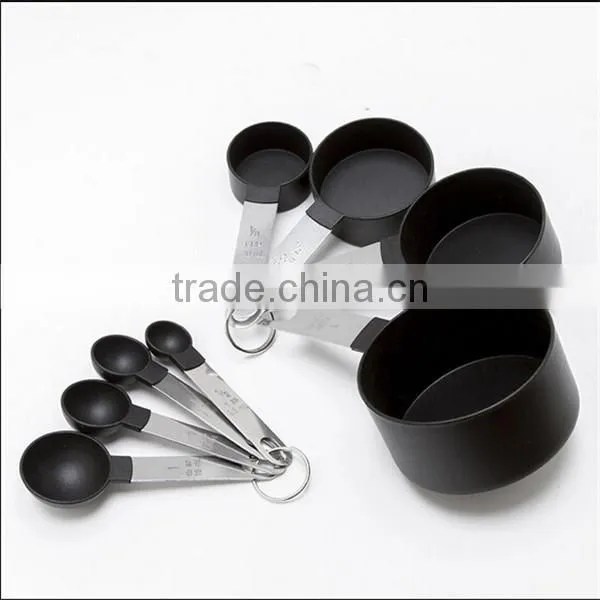 Hot sale white 6 set plastic flour scoop for kitchen tools, OEM tea 1/2 cup plastic measuring scoop, OEM mini scoop China maker