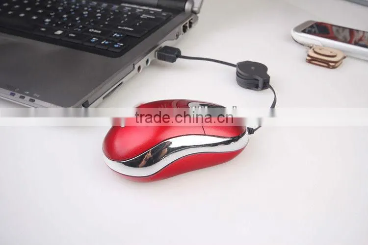 Telescopic line mouse USB petals mouse optical mouse