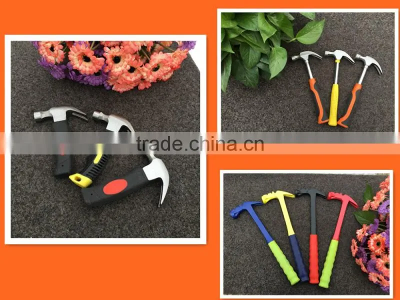 JL0206 Professional hand tool claw hammer with steel handle