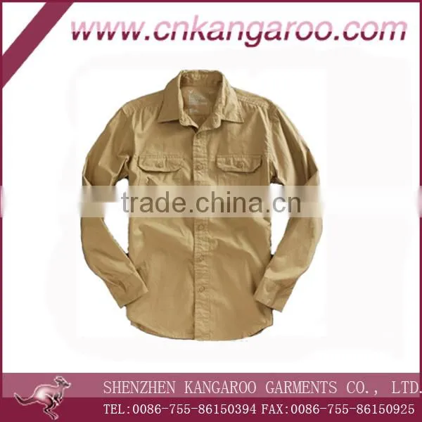 Men's poplin casual shirt