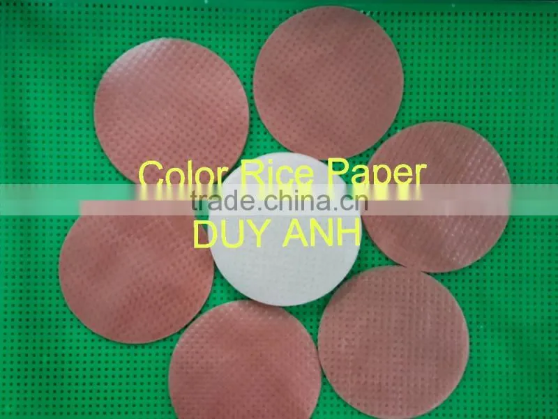 Organic Rice Paper - Colored Rice Paper - Duy Anh Foods