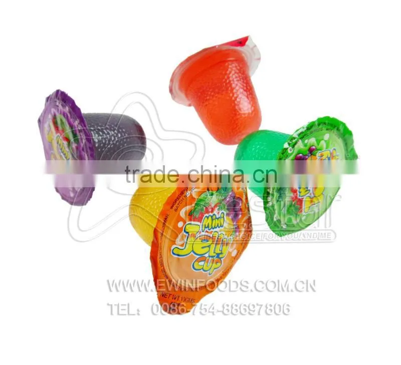 mini fruit jelly cup