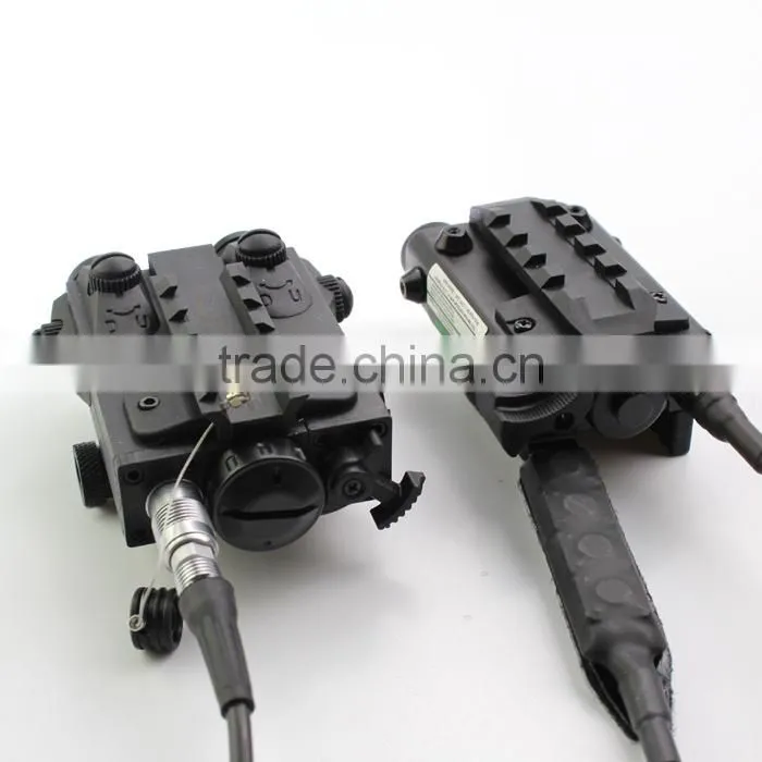New Military Standard Compact Square Design Tactical ES-FX103-LG green laser sight with led flashlight Combo (FDA certified)
