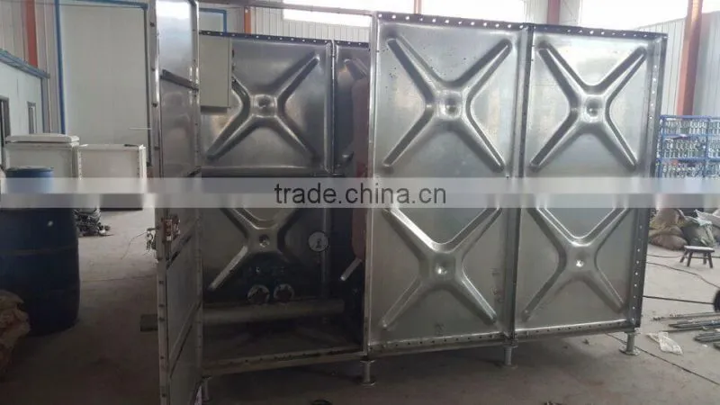 Huili BDF hot dip galvanized underground water storage tank with stainless steel