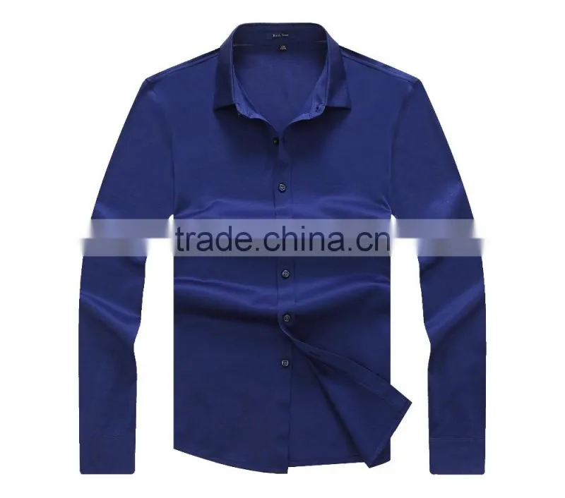 mens high quality slim fit blank customized mercerized cotton t shirt