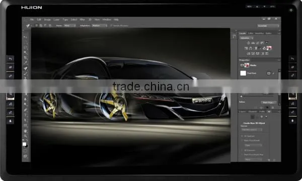 2016 Hit!Huion 185HD function stably 2048 levels LCD pen display digital drawing tablet monitor