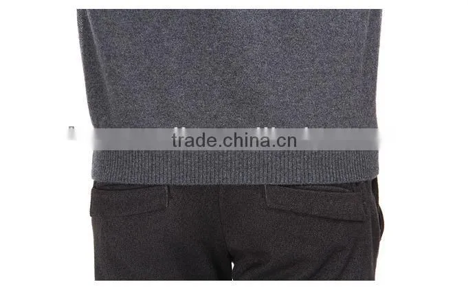 Latest styles of men's exquisite workmanship cashmere pullover