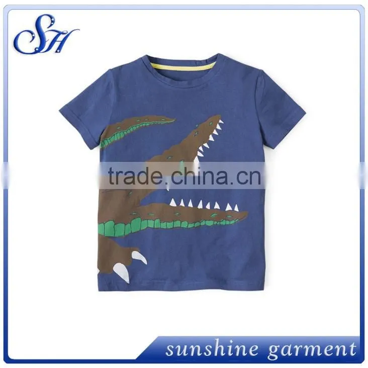 2016 new fashion cotton kid t shirt,kids printing t shirt