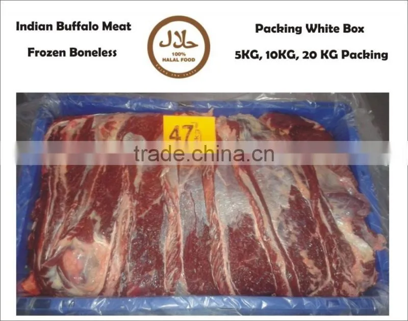 Halal Buffalo Meat Boneless Frozen