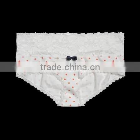Mass style solid black moda/spandex briefs women underwear