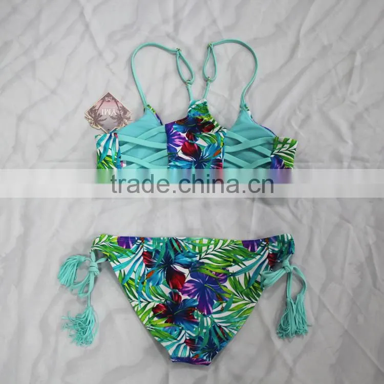 Factory Cheap Price Top and Bottom Swimsuits Classic Fashion Bikinis
