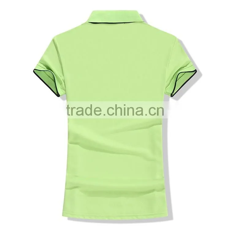 T shirt wholesale cheap women blank striped multicolor polo shirts