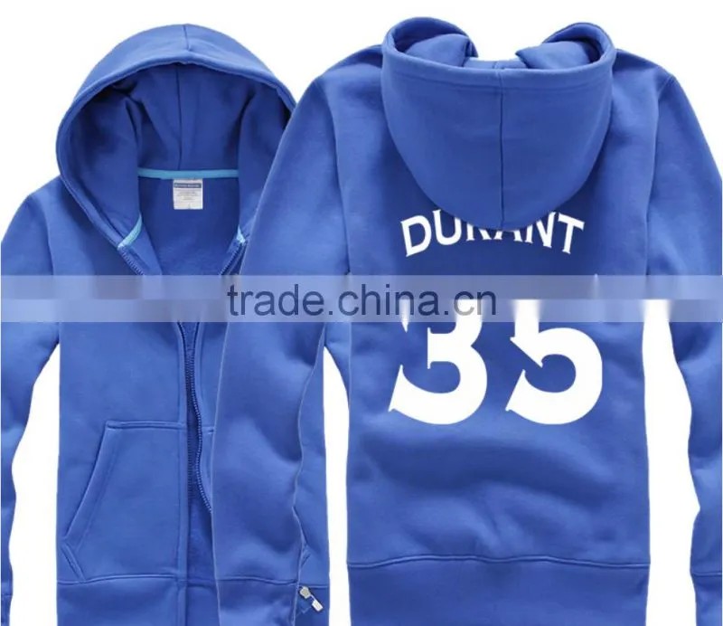 Zipper Up Hoodie Cotton Sweatshirt with Printing Logo