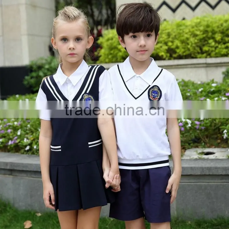 Juqian China uniform manufacturer custom-made stylish red autumn summer kindergarten school uniform