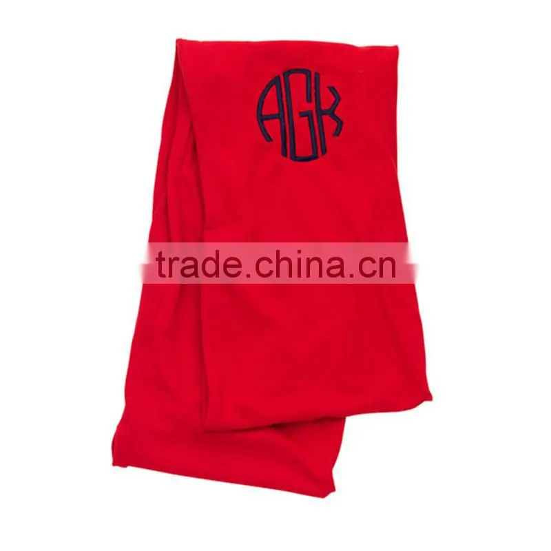 Embroidered Super Soft Monogrammed Infinity