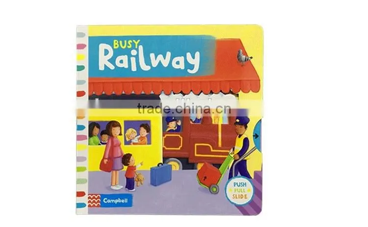 Customizable twitch cardboard book children education book printing boardbook binding book from factory UV+glossy lamination