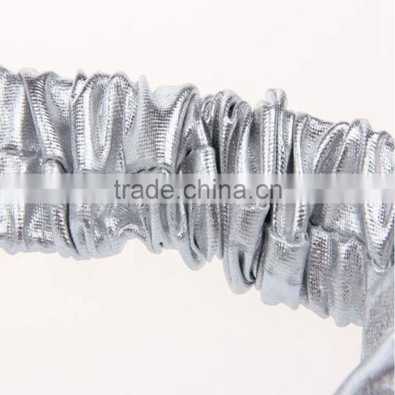Elastic Headbands,Mental Color Leather Headbands,Ear Headbands