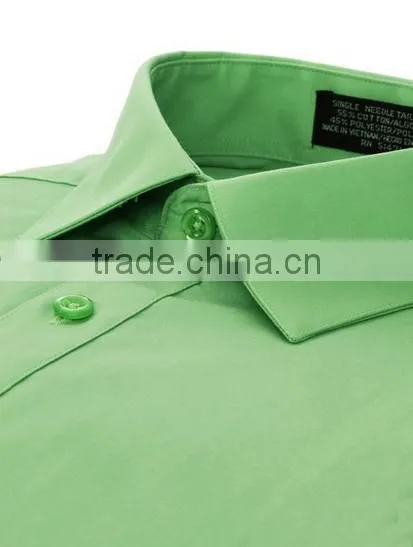 Men's Slim Fit Long Sleeve colored dress shirts design