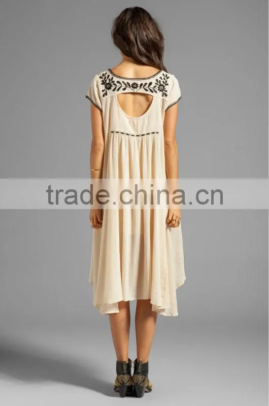 2014 New fashion ladies middle east tunic dress
