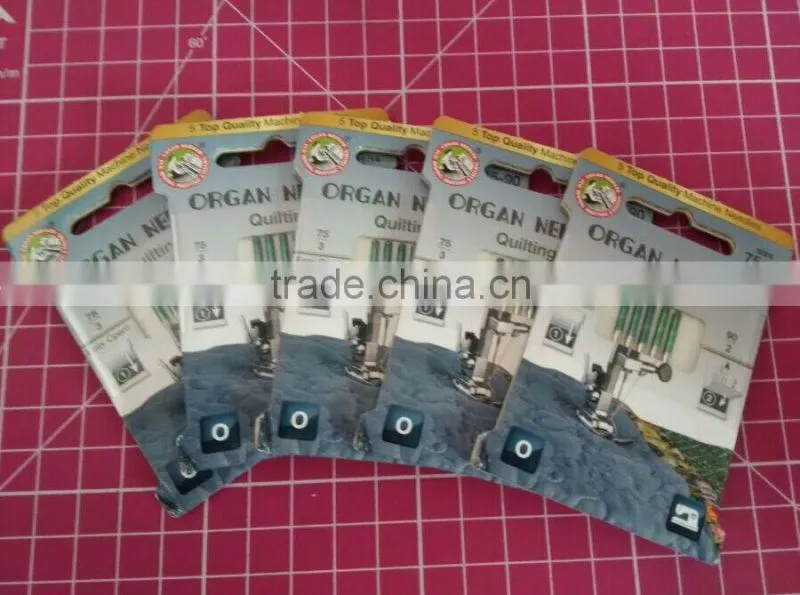 ORGAN DOMESTIC SEWING MACHINE NEEDLES 130/705H QUILTING MIX SIZE UNIVERSAL 1LOT = 5PCS GOOD FOR QUILTING & PATCHWORK