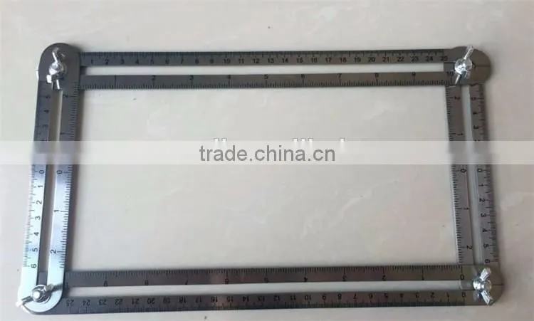 plastic activity Multi-Angle Measuring Ruler stainless steel General template angle Ruler tool