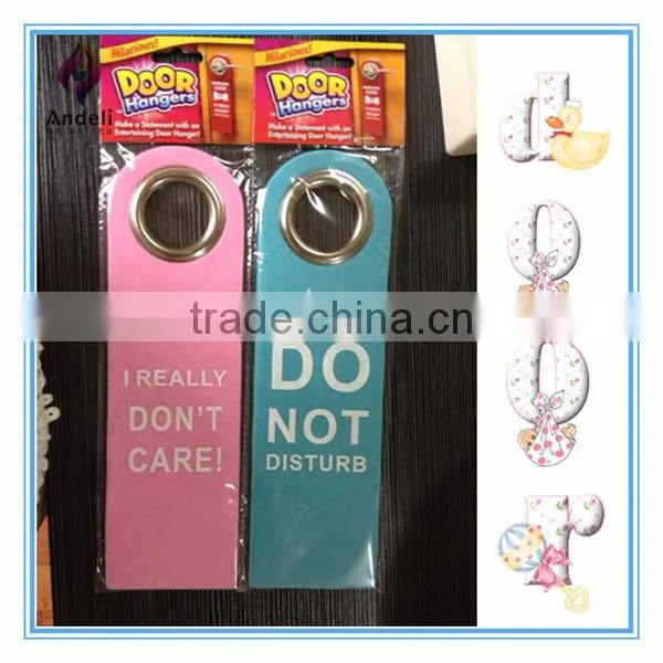 funny decorative hotel do not disturb door hanger