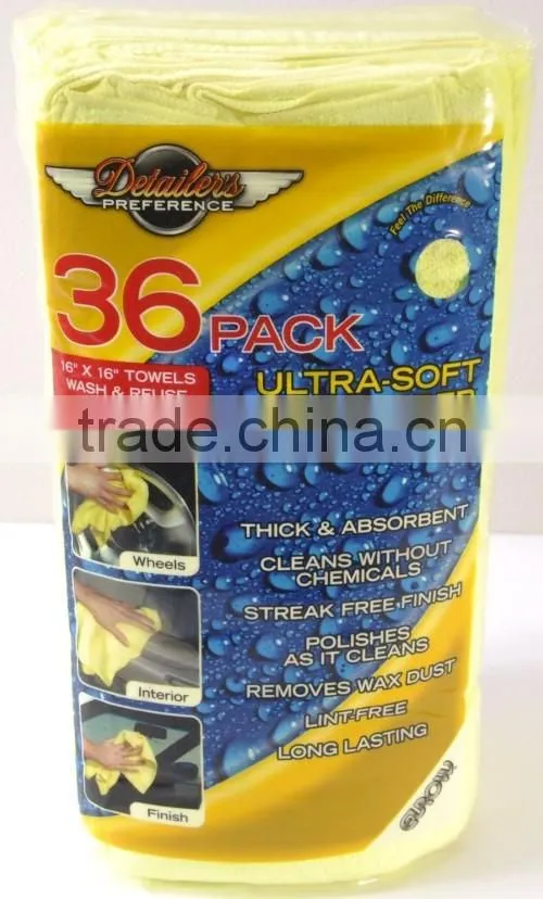 16''x16'' Super absorbent microfiber cleaning cloth