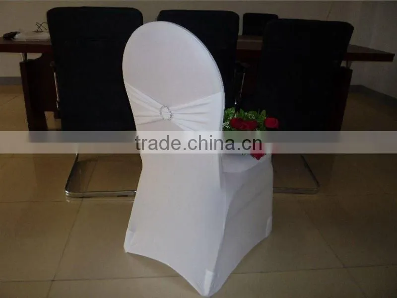 lycra spandex chair band with diamond buckle and chair covers