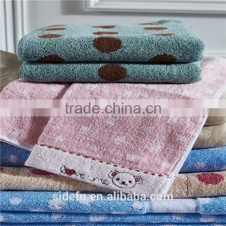 Wholesale Super Soft Home Textile & Hotel Use Yarn Dyed Kids Cartoon Bath Towel