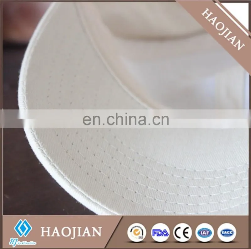 Sublimation white baseball cap ,five pieces,plastic button