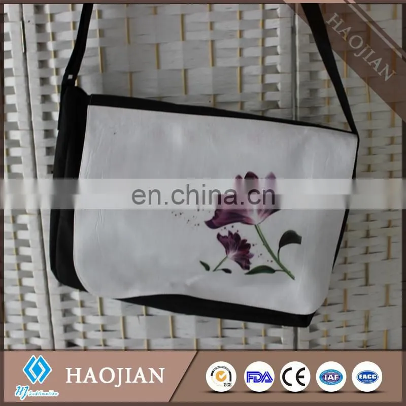 cheap most popular blank fancy laptop/Messenger Bags with a flap for sumblimation