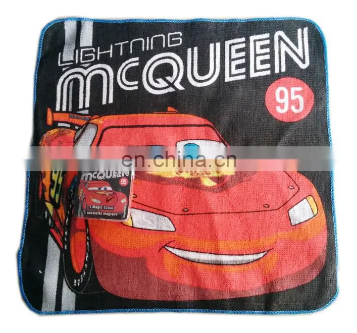 BEST SALE wholesale cheap 100% cotton towels magic compressed towel Printing Cotton face Towel for gift