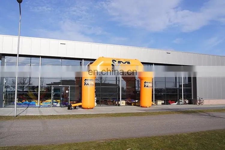 inflatable orange commercial inflatable arch for sale