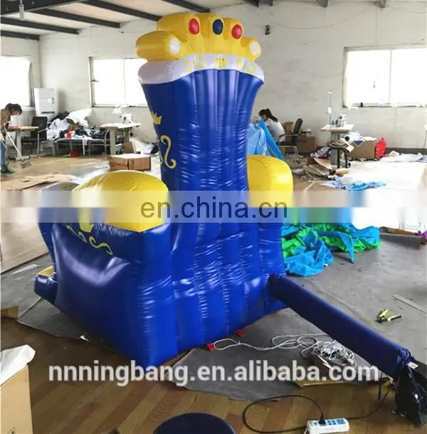 hot sale best quality king throne inflatable chair for kids