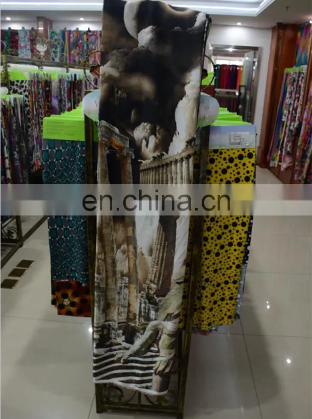 European design digital printing silk fabric