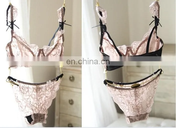 comfortable convertible bra set with brief panty
