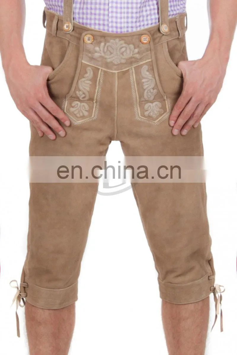 2016 Men's Stylish Bavarian Oktoberfest Trachten Lederhosen (Bavaria Clothing)