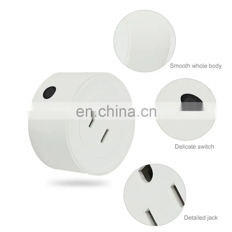 Smart WiFi wall socket plug mini power wireless switch for Amazon Alexa