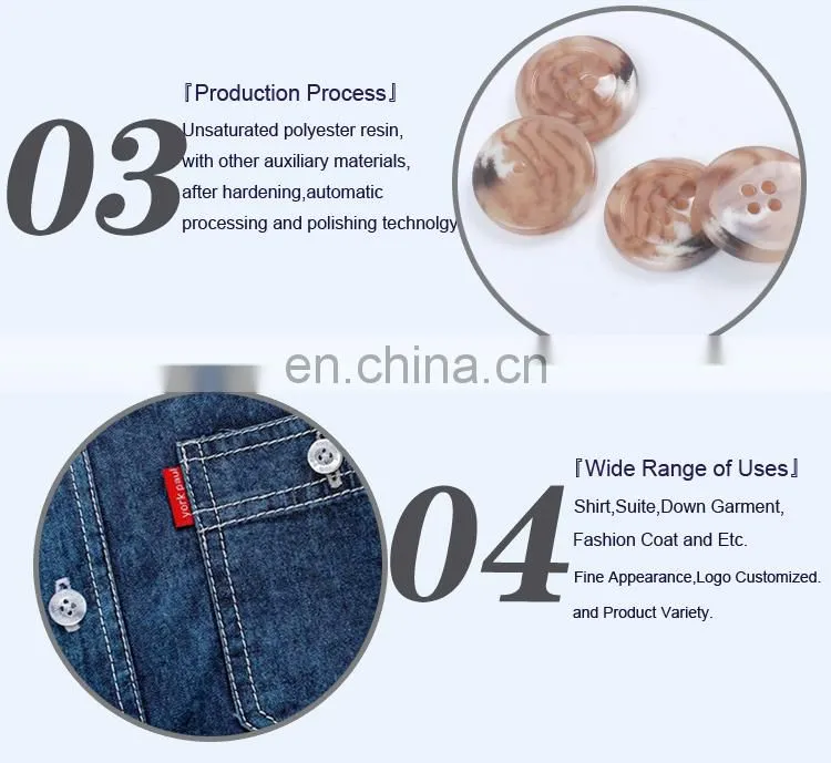 High Quality Fancy 4 holes Plastic Resin Button for Coats BP40548