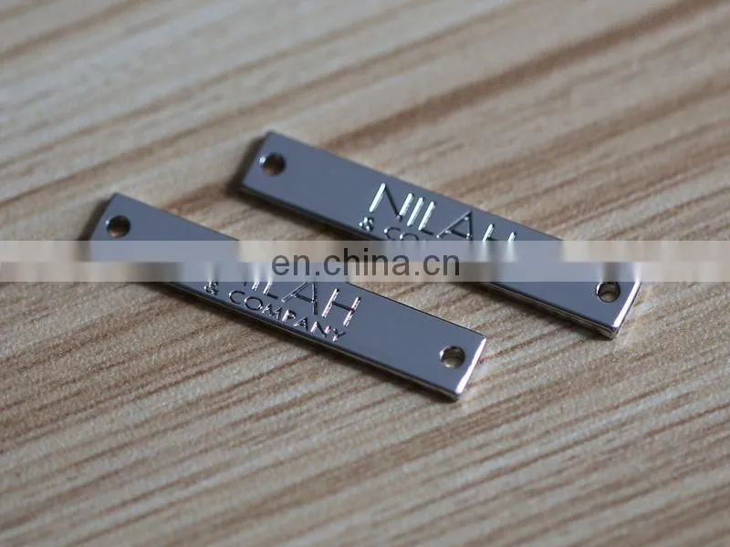 Fantastic Design Custom Logo Metal Label for Kids Clothing