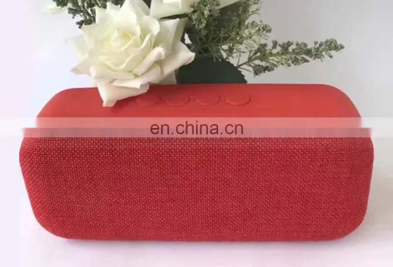 5W*2 Bluetooth Speaker Portable Wireless Stereo Creative Home Outdoor Car Phone Subwoofer with Cloth Fabric
